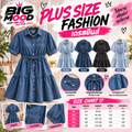 เดรสยีนส์ Plus Size Fashion